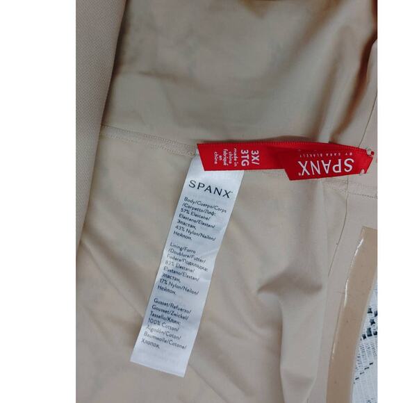 Spanx Thinstincts Shapewear High Waist Mid Thigh 3X Soft Nude - Picture 3 of 6